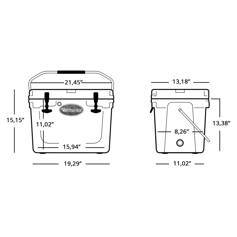 Load image into Gallery viewer, 20-Quart Adventure Cooler Box