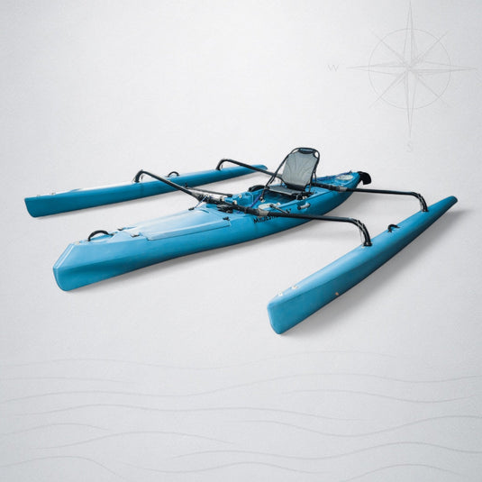ViztaCraft Majestic – 16ft Single Trimaran Fin-Drive Sailing Kayak