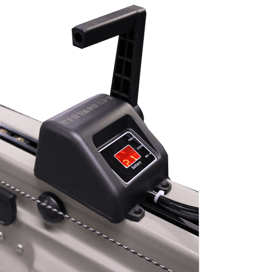 Lever-based Control system with battery indicator