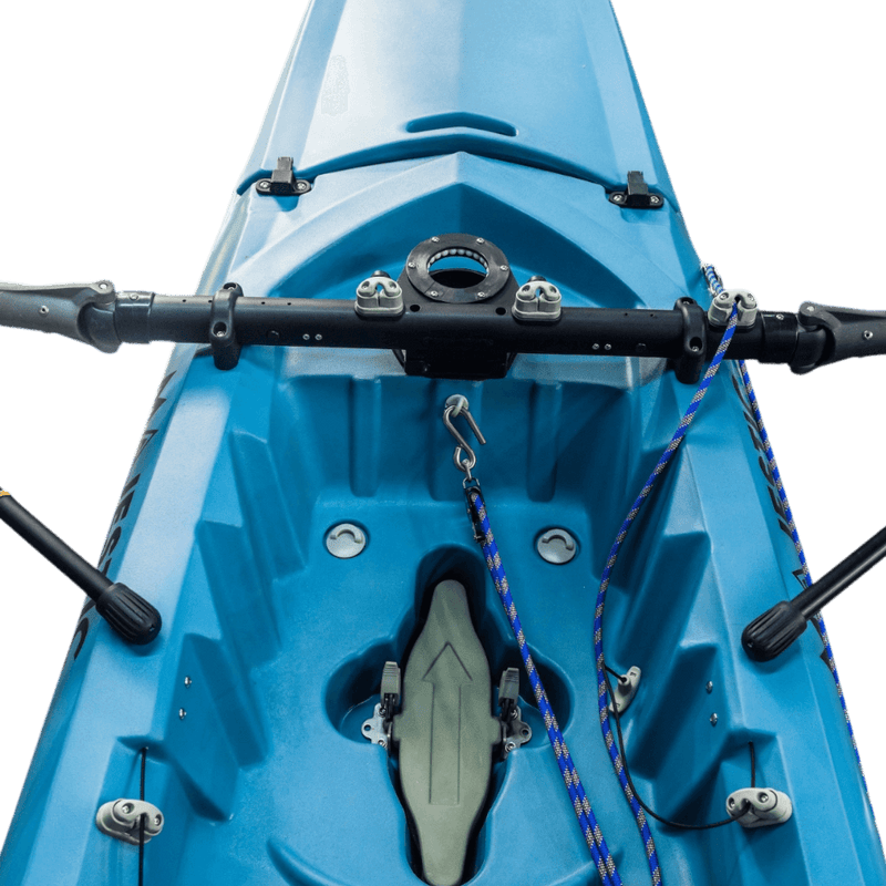 Load image into Gallery viewer, ViztaCraft Majestic – 18ft Tandem Trimaran Fin-Drive Sailing Kayak
